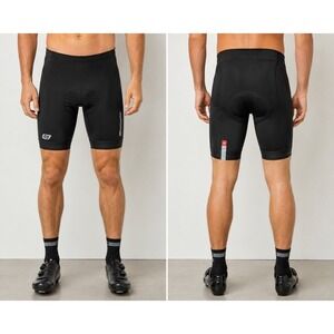Bellwether Men Black Padded‎ Cycling Shorts Biking Gear Reflective sm med